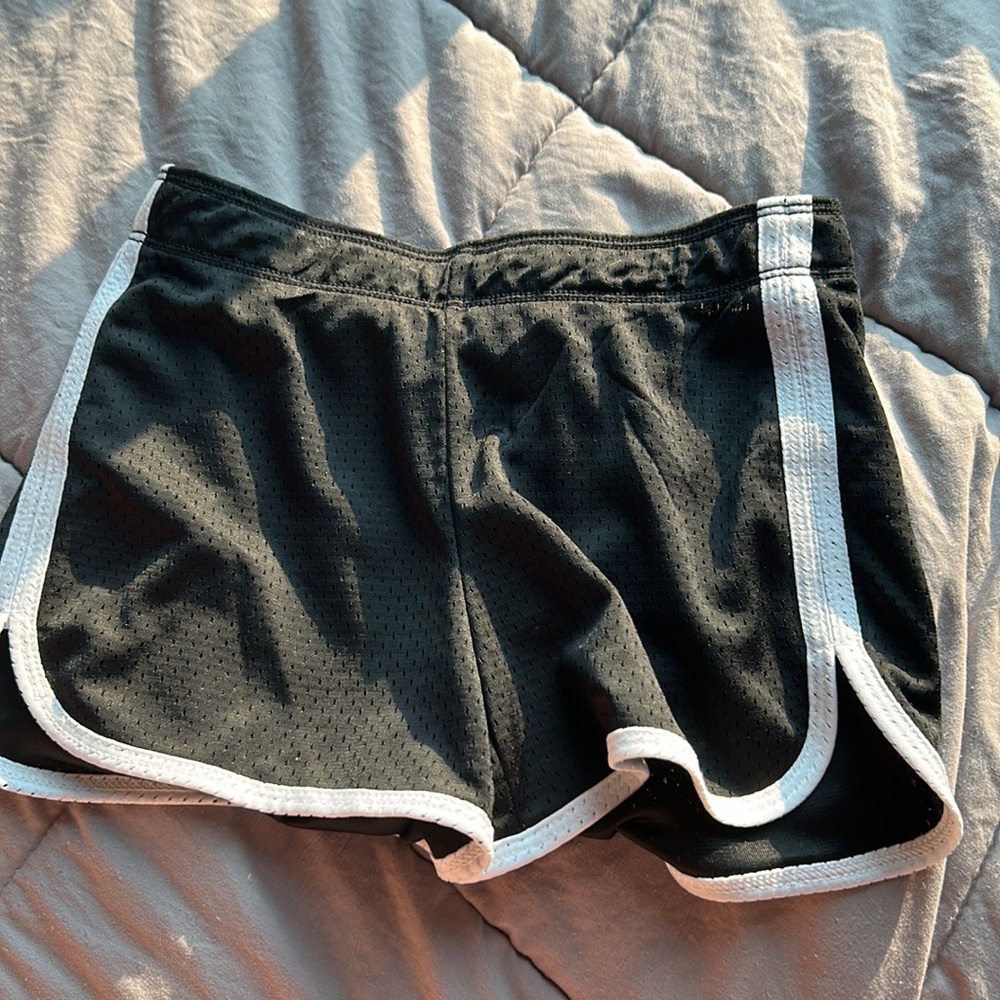Justice girls size 8 active shorts black